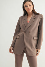 Load image into Gallery viewer, Taupe Oversized Blazer
