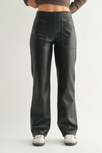 Load image into Gallery viewer, Wide Leg Leather Pants
