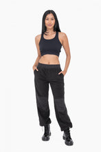 Load image into Gallery viewer, Fleece Wide Leg Pant Black
