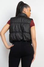 Load image into Gallery viewer, Faux Leather Padded Vest
