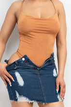 Load image into Gallery viewer, Cowl Neck Bodysuit Rust
