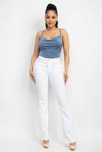 Load image into Gallery viewer, Cowl Neck Bodysuit Blue
