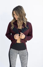 Load image into Gallery viewer, Chevron Front Crop Jacket
