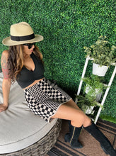 Load image into Gallery viewer, Checkered Mini Skirt
