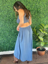 Load image into Gallery viewer, Tied Up Maxi Dress Blue
