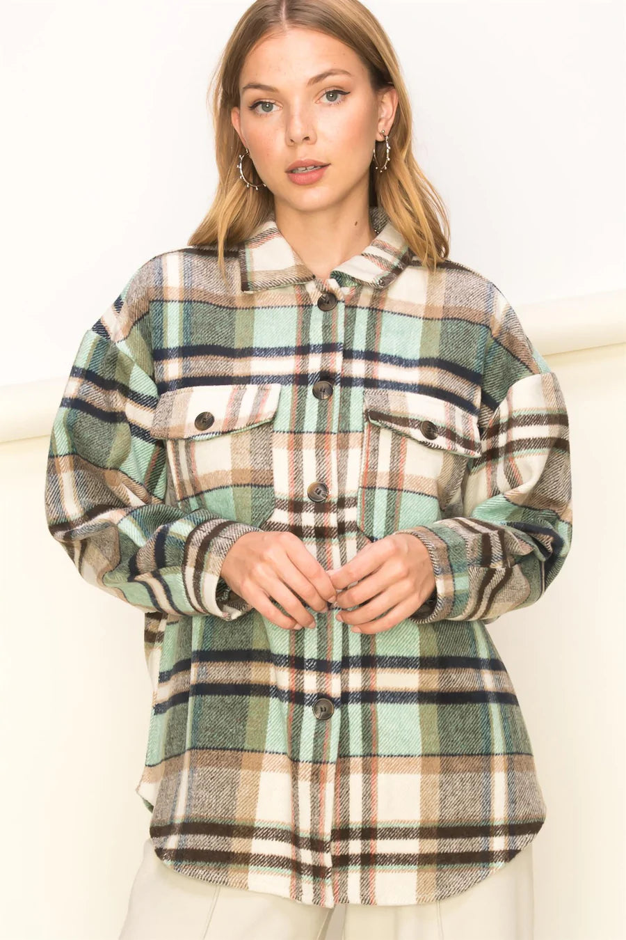 Sweet Comfort Plaid Shacket